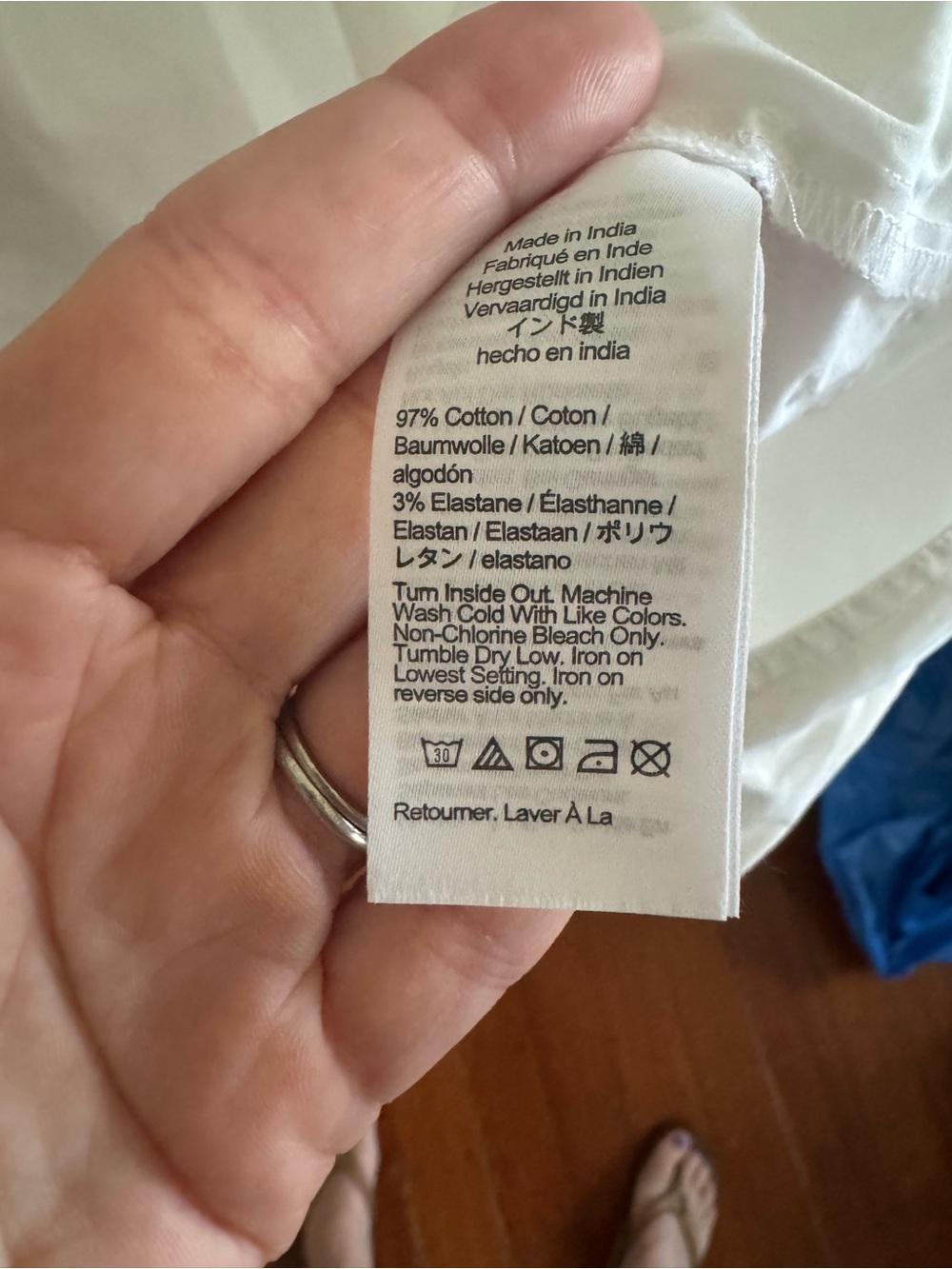 J. Crew White Short-Sleeve Shirtdress - Picture 6 of 6